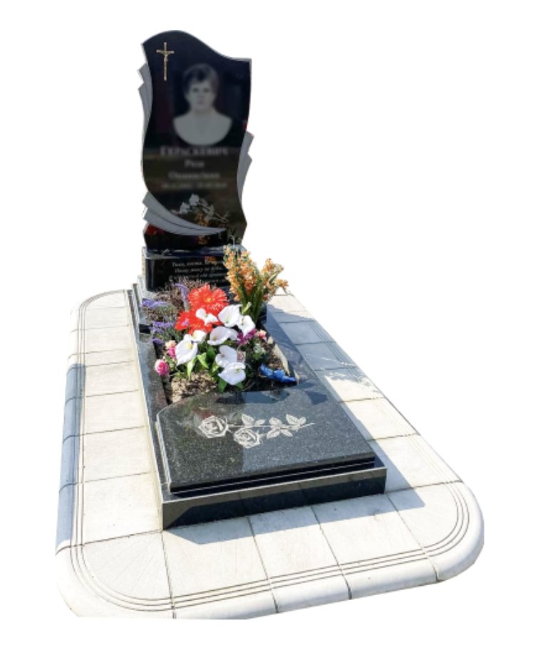 Одинарний памʼятник з граніту — модель №110