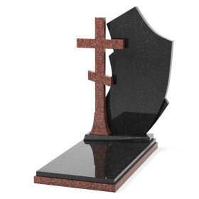 Одинарний памʼятник з граніту — модель №27