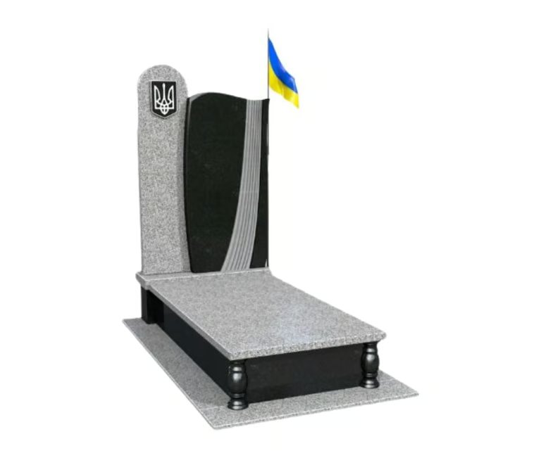 Одинарний памʼятник з граніту — модель №61