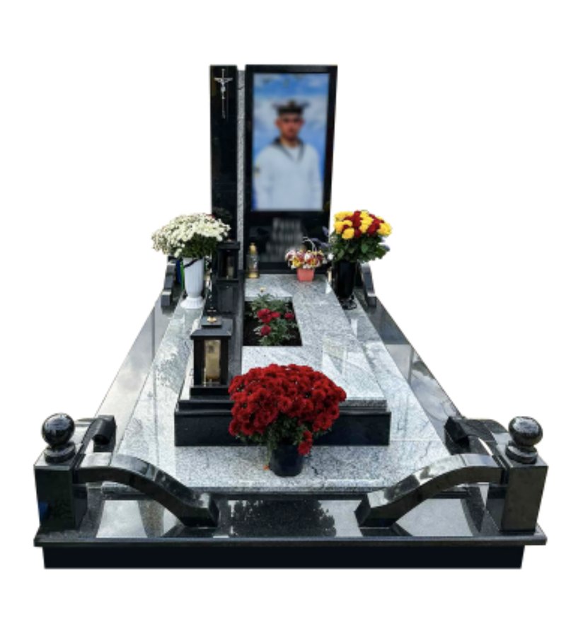 Одинарний памʼятник з граніту — модель №74
