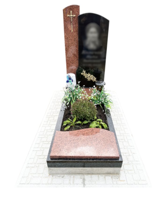 Одинарний памʼятник з граніту — модель №75