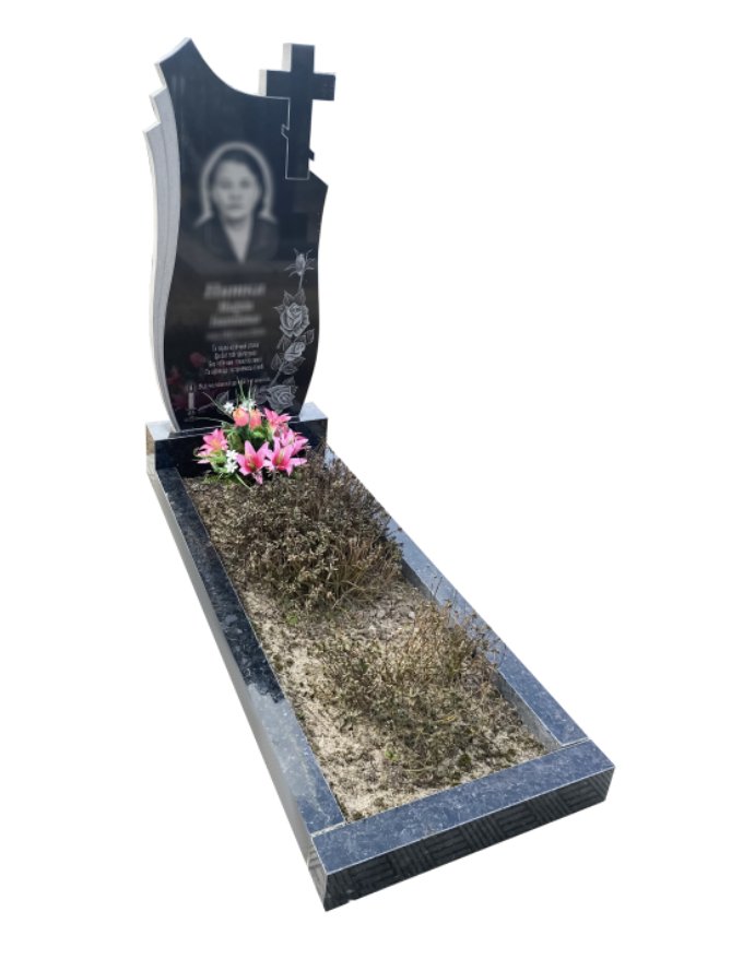Одинарний памʼятник з граніту — модель №80