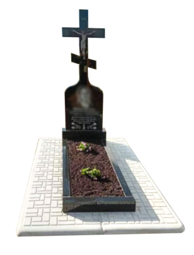 Одинарний памʼятник з граніту — модель №87