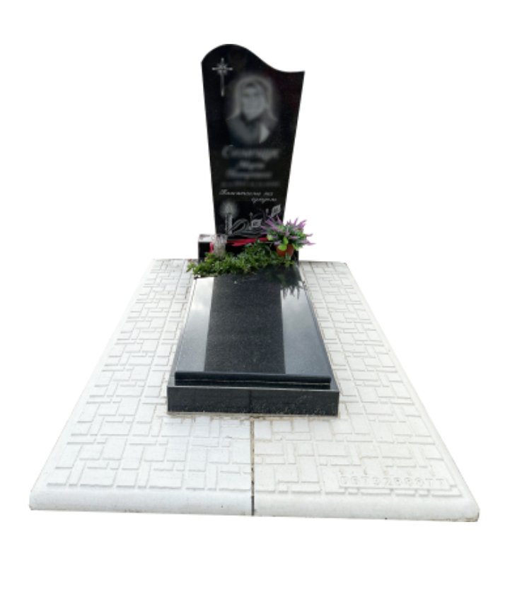 Одинарний памʼятник з граніту — модель №94
