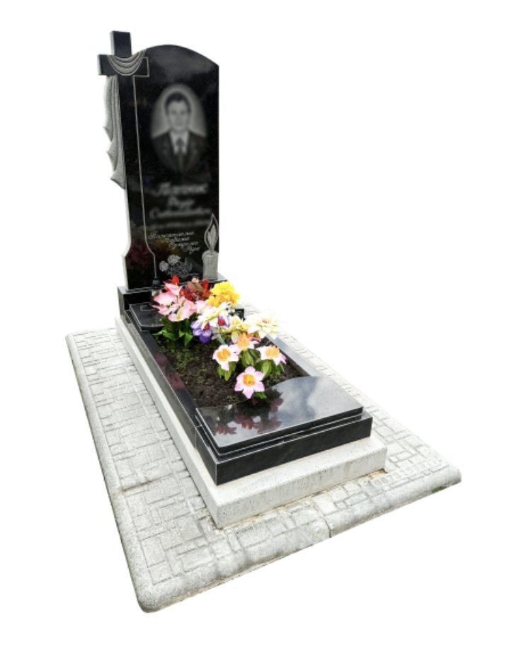 Одинарний памʼятник з граніту — модель №99