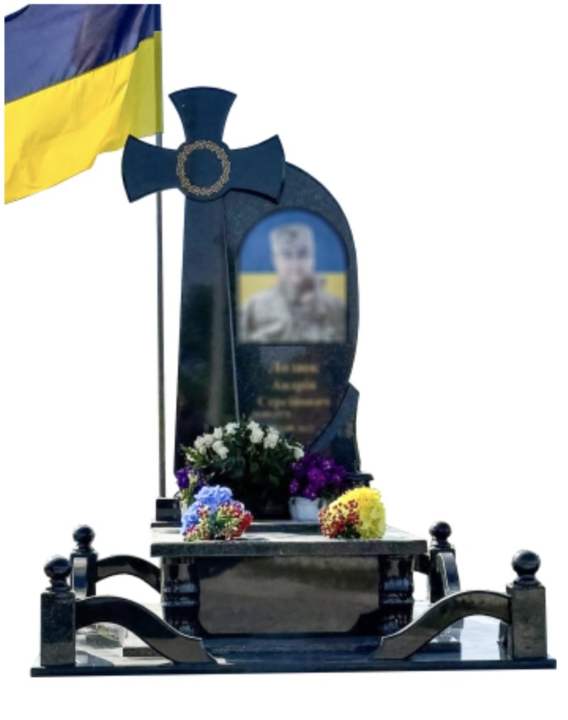 Памʼятник військовому  захиснику України  модель №33